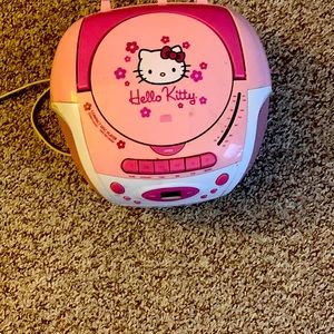 Hello Kitty CD and Tape player